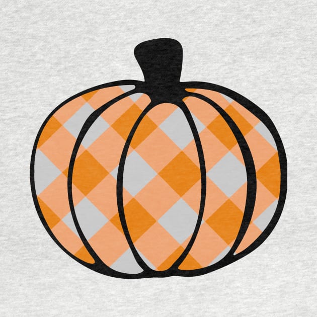 Fall Plaid Pumpkin by ShortsandLemons